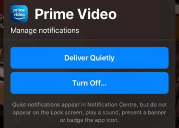 disable deliver quietly on ipad